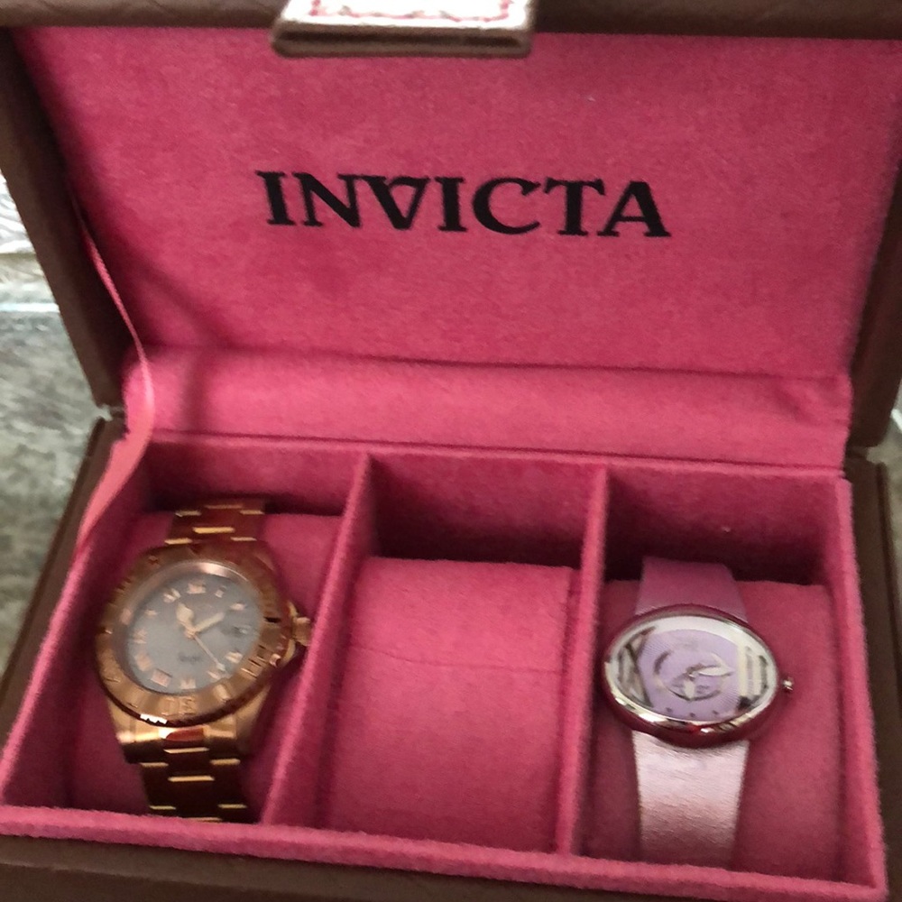 2 Invicta Watches & Box